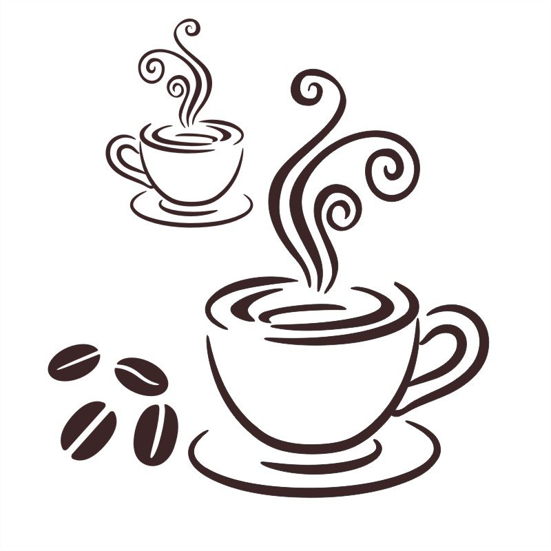 Трафарет Кружка кофе