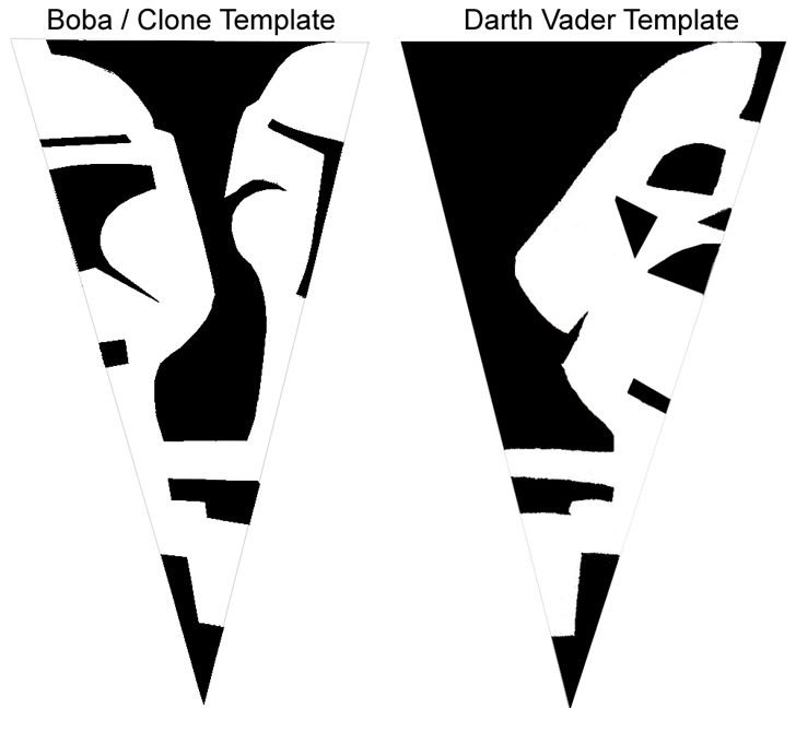 Бумажные снежинки Звездные войны