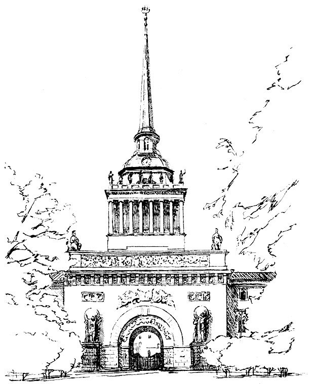 Здание Адмиралтейства Захаров Петропавловская крепость