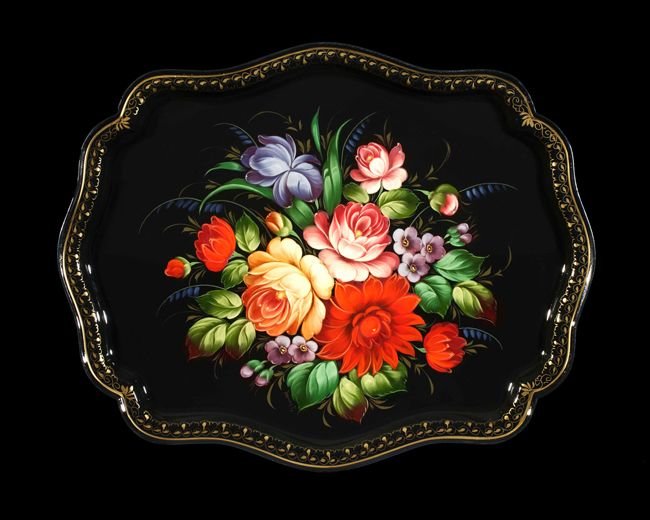 Жостовская роспись марка 1993