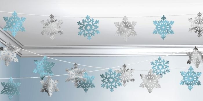 Потолочные новогодние украшения