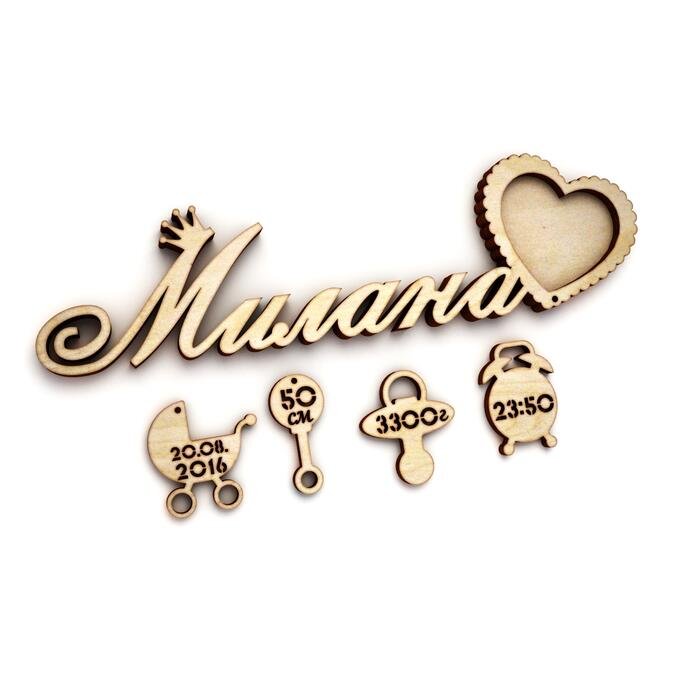 Милана надпись