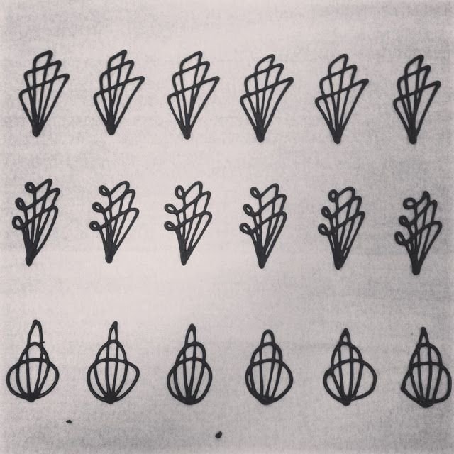 Украшение торта орнаментом