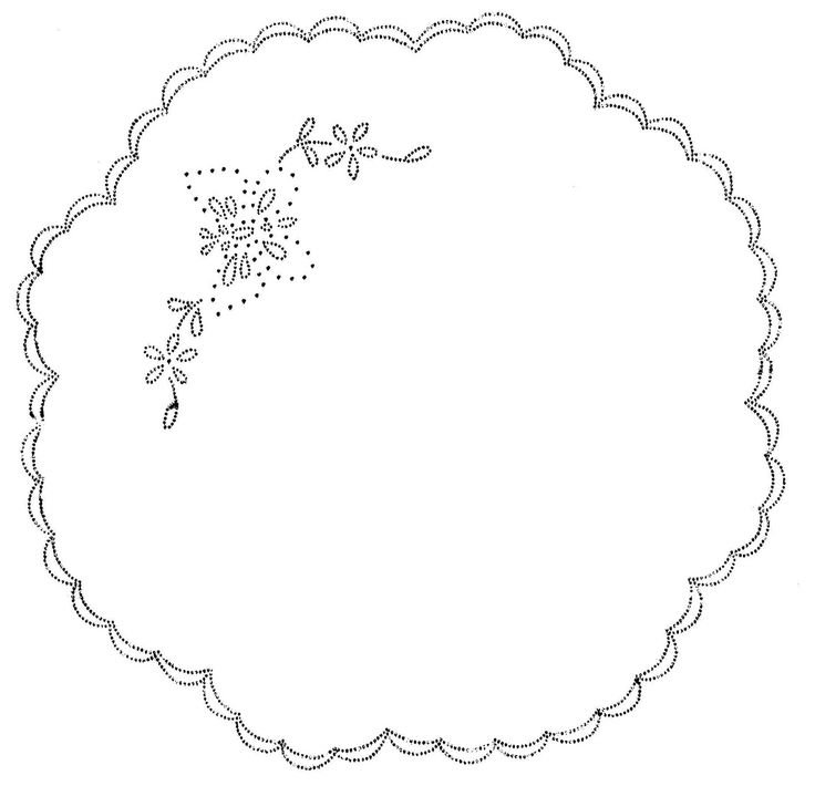 Шаблон салфетки