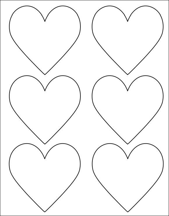Сердечки для вырезания из бумаги шаблоны
