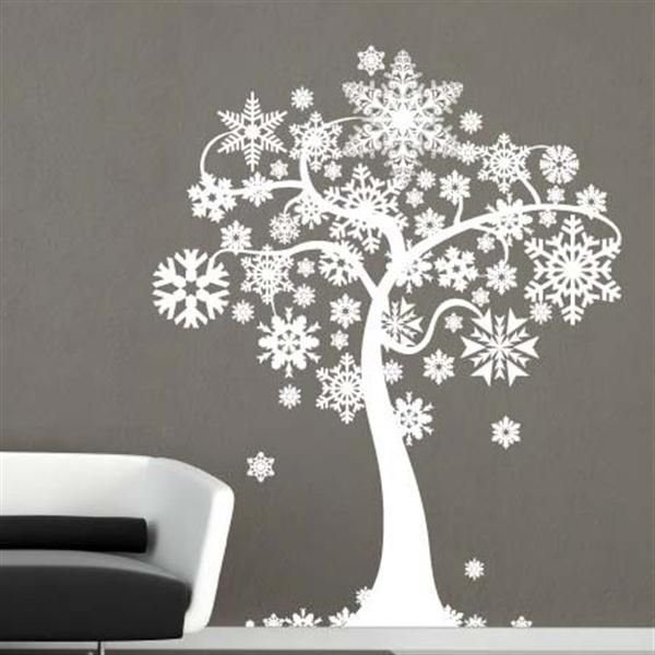 Композиция из снежинок