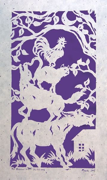 Вытанки на окна Бременские музыканты