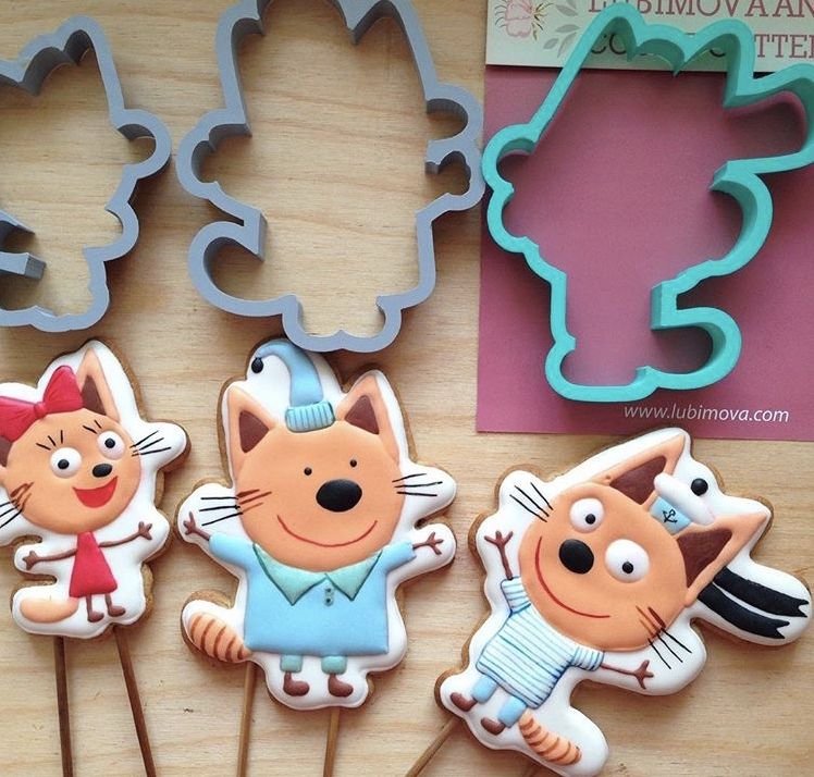 Формочки для печенья три кота