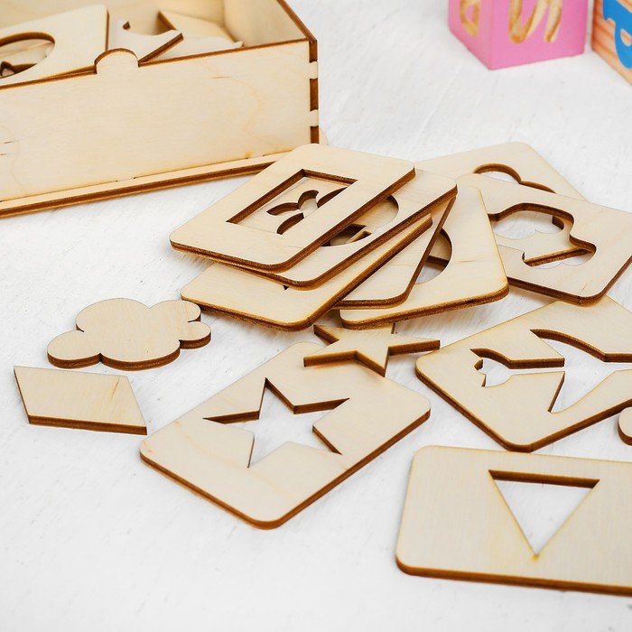 Деревянные трафареты для детей