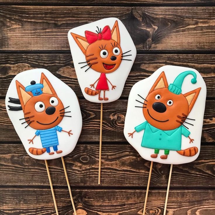 Пряник три кота Карамелька