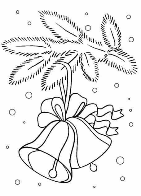 Новогодние украшения раскраска