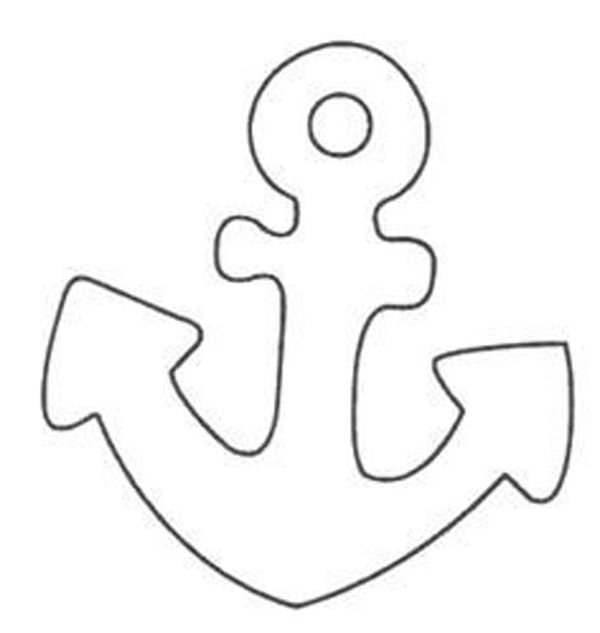 Якорь выкройка