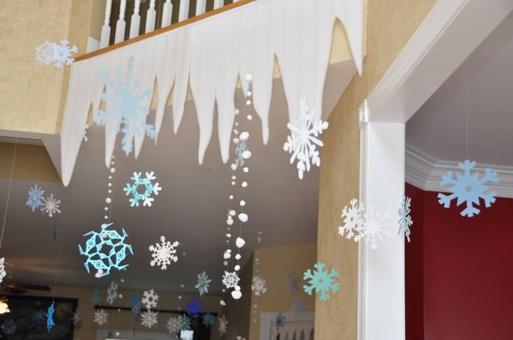 Украшение помещений к новому году в детском саду