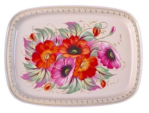 Расписные посуды Жостово