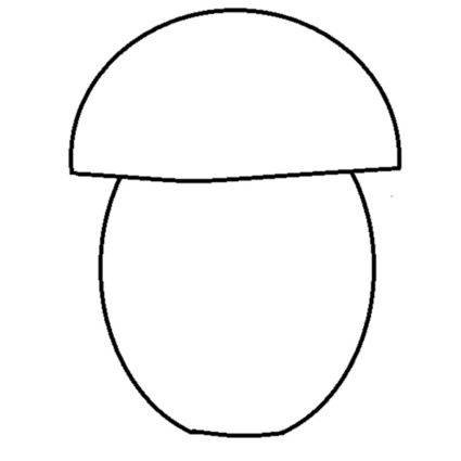 Гриб контур