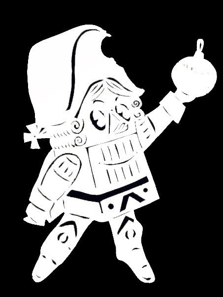 Щелкунчик трафарет