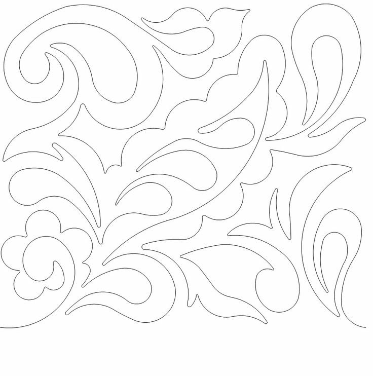 Трафарет "зимний узор"