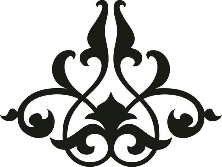 Простые трафареты для декора