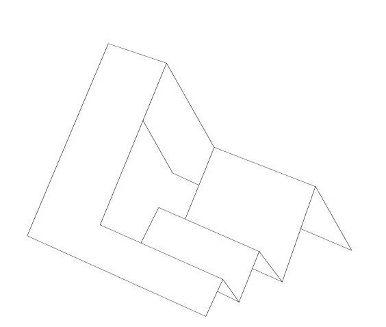 Шаблон открытки раскладушки