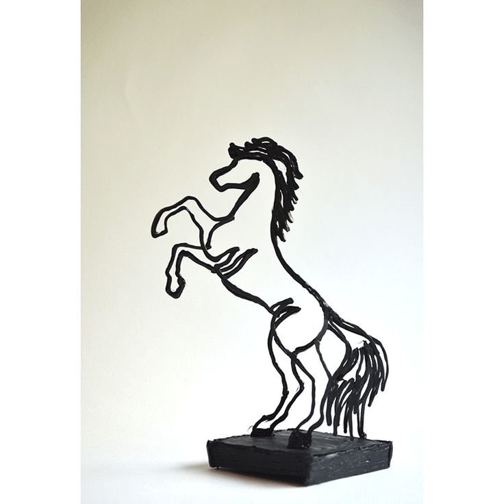 Трафареты для 3д ручки лошадь