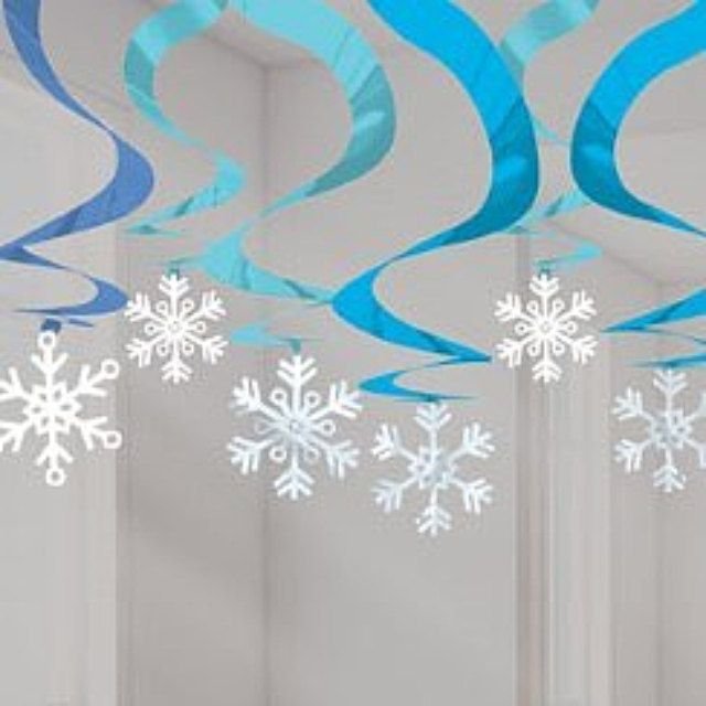 Украшение потолка к новому году