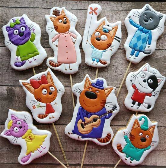 Имбирные пряники три кота