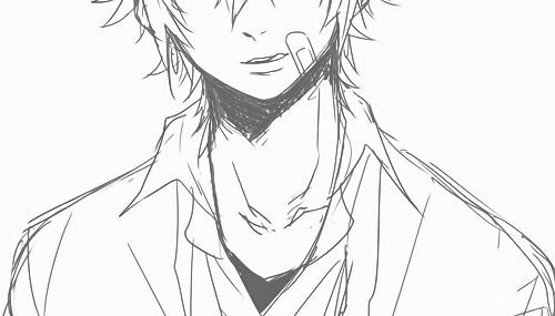 Рисунки аниме парней
