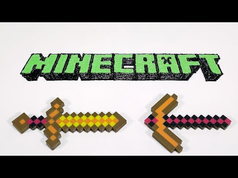 Трафареты для 3д ручки майнкрафт
