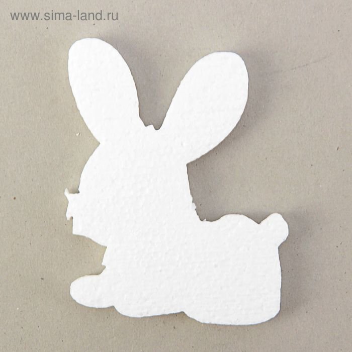 Зайчик из пенопласта