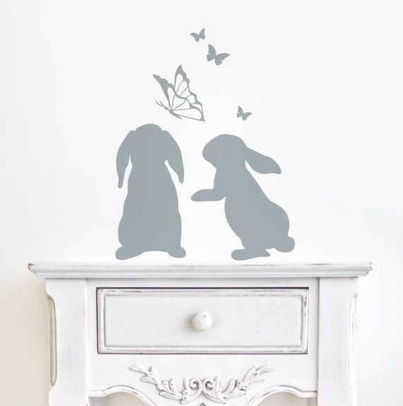 зайцы на стену