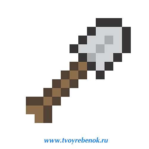 Деревянный топор из МАЙНКРАФТА