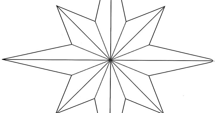 Трафарет звезды