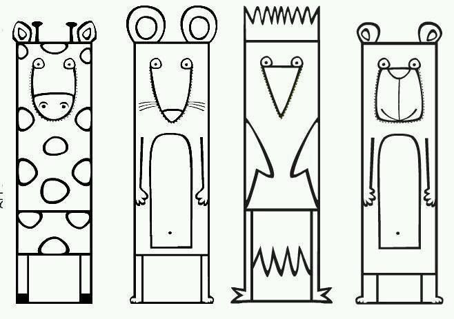 Закладки для книг раскраски