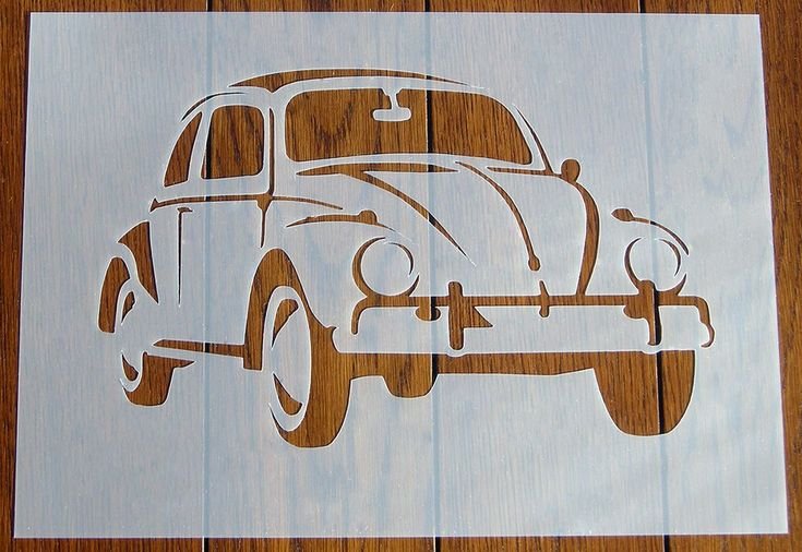 Трафарет автомобили