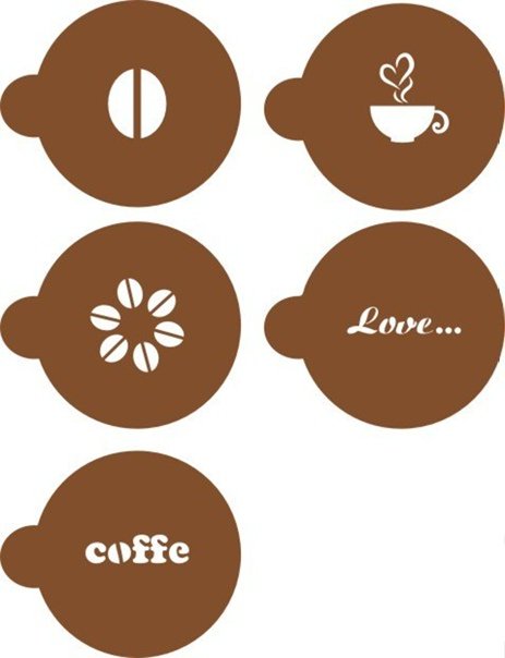 Шаблон кофе