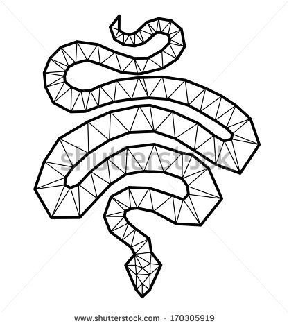 Геометрическая змея