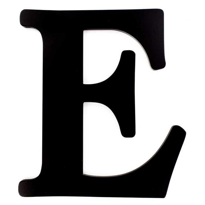 Буква э черная