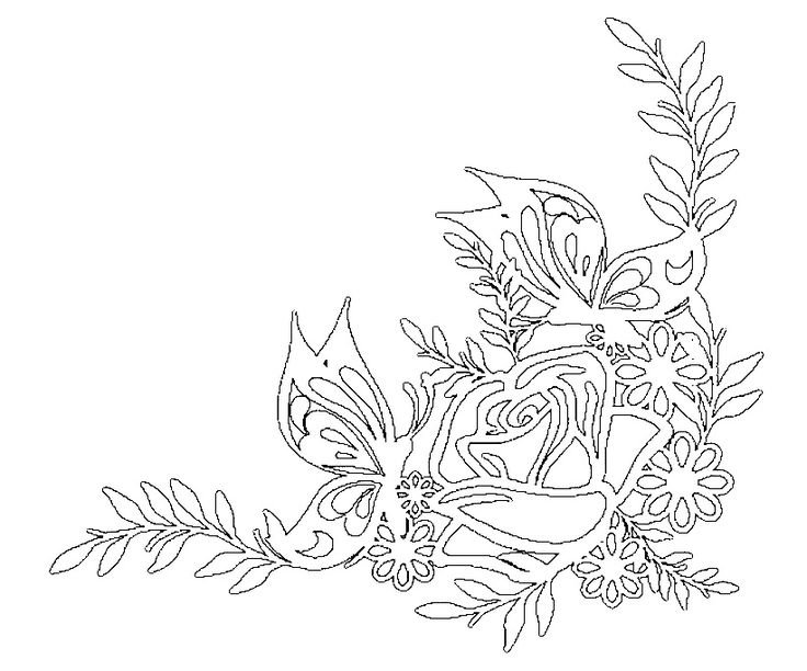 Вытынанка цветов