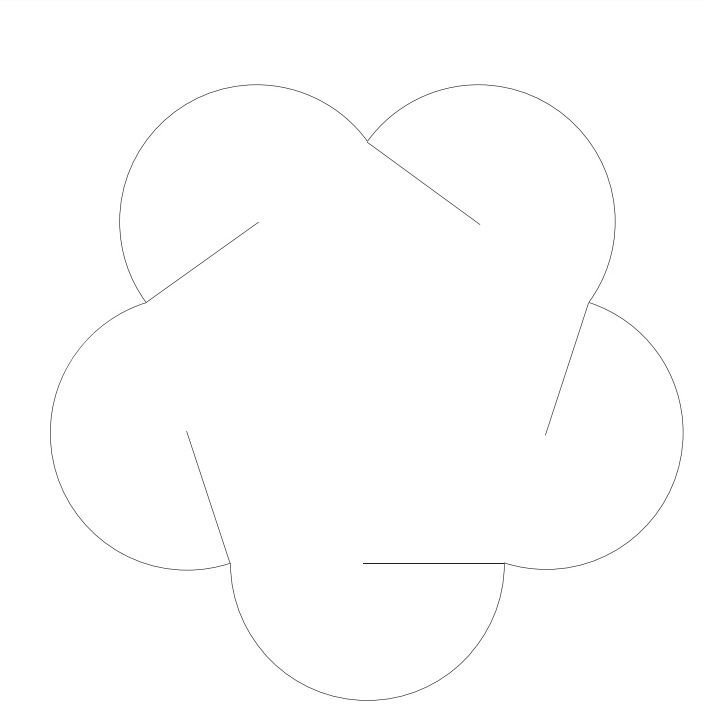 Шаблон объемного шара