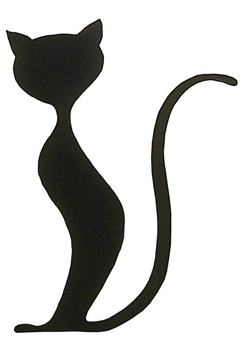 Трафарет кошки