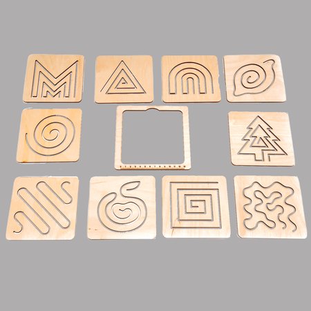 Деревянные трафареты для детей