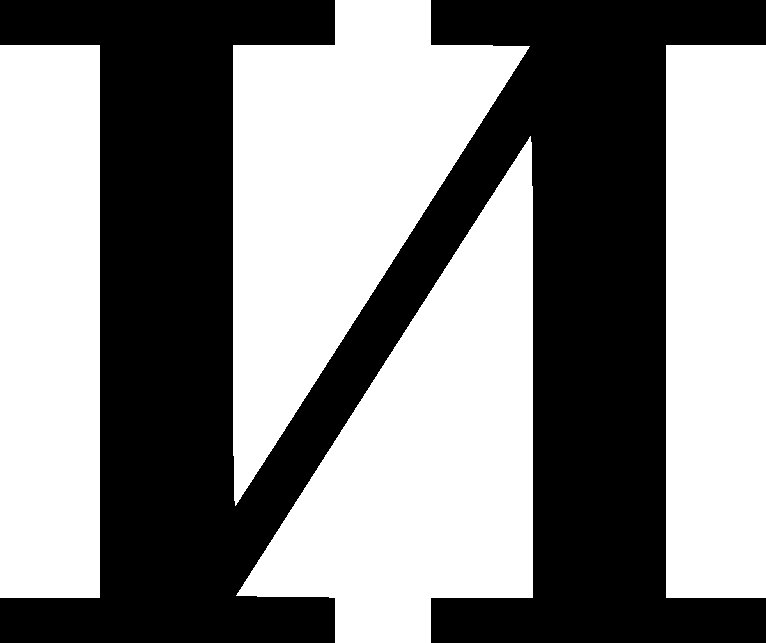 Буква э черная