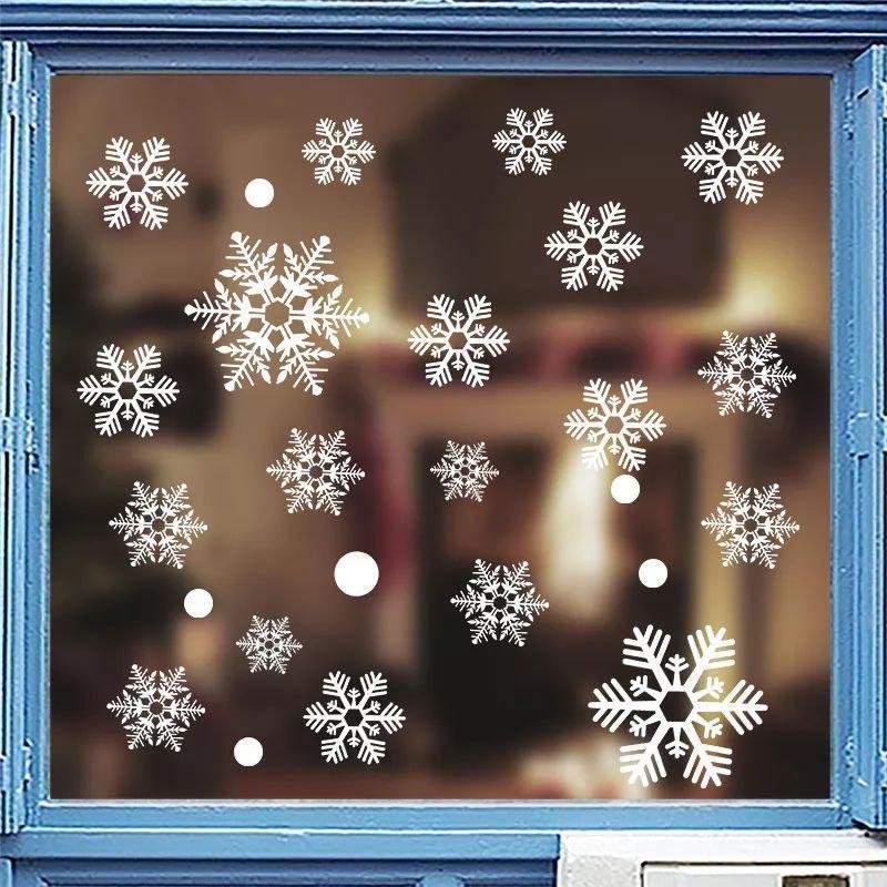 Наклейка - снежинки