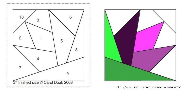 Узоры для пэчворка схемы