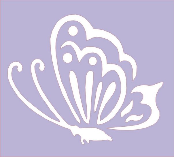 Трафарет цветы для покраски