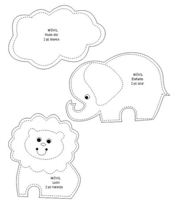 Фетровые игрушки выкройки