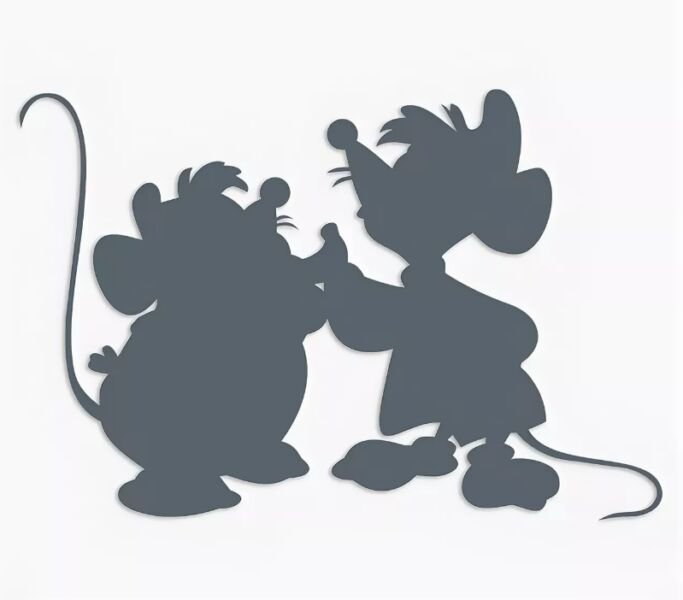 Силуэты сказочных персонажей