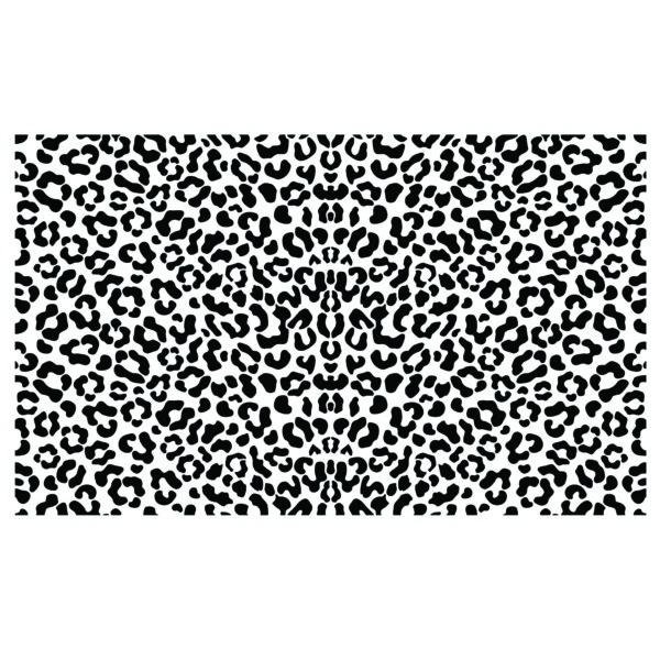 Леопардовый принт на белом фоне