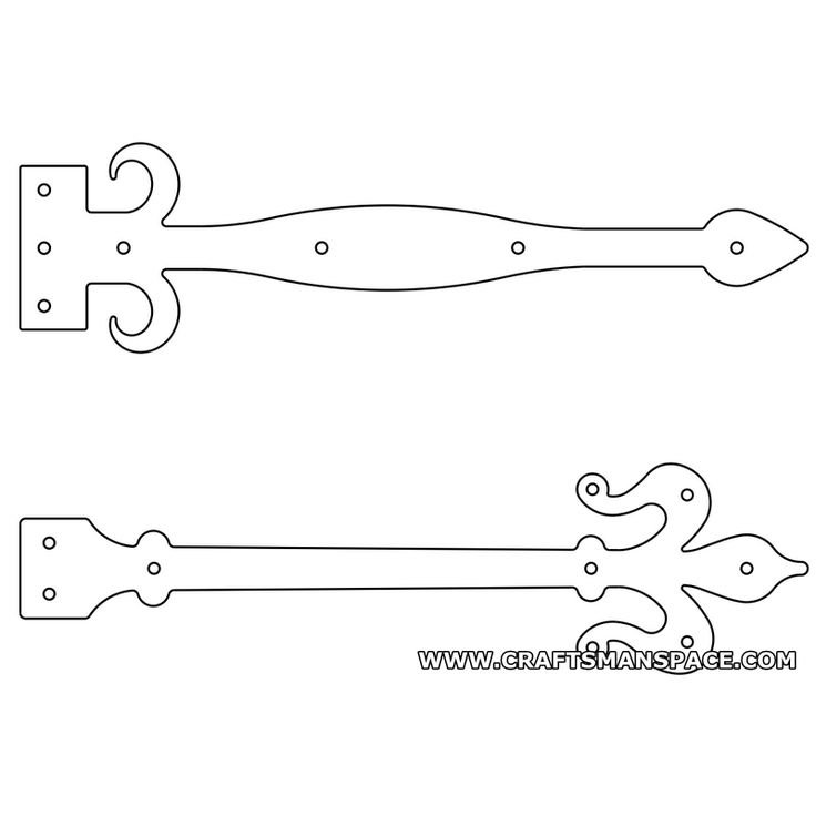 Петли кованые для ворот декоративные