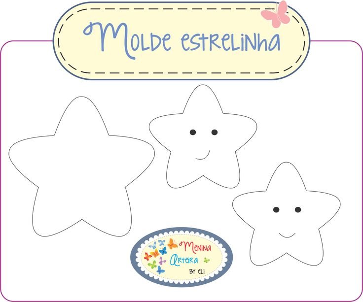 Выкройки для мобиля из фетра